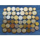 50 монет мира без повторов, среди них очень много юбилейки РФ. (1).