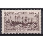 22.FrK. Франция. Колонии. Мартиника. Местные мотивы. 1940 г. 2,5 Fr. Mi.#186.