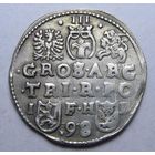 Трояк 3 гроша 1598 Познань R2