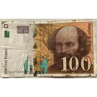 Банкнота 100 франков Франция 1998 год. Поль Сезанн