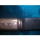 Нож столовый с серебряной ручкой 60е годы, Таллин