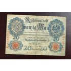 1907 год Германия 20 марок