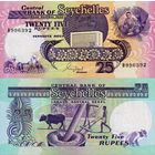 Сейшельские острова(Сейшелы) 25 рупий образца 1989 года UNC p33