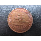 ЮАР. 1 пенни. 1952 . С 20 копеек. Распродажа коллекции. Смотрите другие лоты.