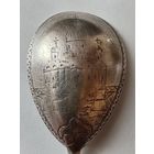 Ложка чайная серебро 84 проба. г. Москва Храм Христа Спасителя
