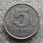 Германия - ГДР 5 пфеннигов  1968  г.