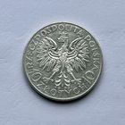 Монета СЕРЕБРО Польша 10 злотых 1933 год Ядвига ОТЛИЧНЫЕ