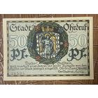 Нотгельд 50 пфеннигов 1921 год. Ордруф. Веймарская республика