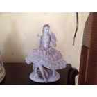 Статуэтка Дама с веером Кружевной фарфор Германия !Цена снижена!