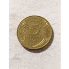 Франция 5 сантим 1985