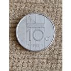 Нидерланды. 10 центов 1985 год.