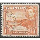 Кипр. Король ГеоргVI. г.Кирения. 1938г. Mi#142.