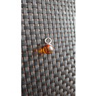 Подвеска винтажная с янтарём натуральным.