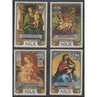1986 Ниуэ 681-684 Живопись - Итальянская    MNH