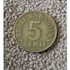 Эстония 5 сентов, 1991