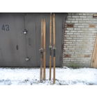 Ретро-лыжи Телеханы БССР 2 пары,для интерьера и не только времён СССР 60-е г.С рубля.