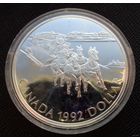 1 доллар 1992 Канада! Серебро 25,17 грамма 925 пробы 0,749 унции! 175 лет Кингстонскому дилижансу! ВОЗМОЖЕН ОБМЕН!