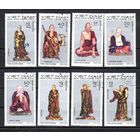 Скульптуры Вьетнам 1971 год серия из 8 марок