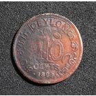Цейлон 10 центов, 1899