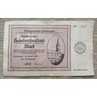 Werty71 Германия 100000 марок 1923 банкнота Гроссгельд Фуртванген Баден-Вюртемберг Большой формат