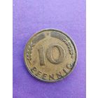 Германия ФРГ 10 пфеннигов 1949 F
