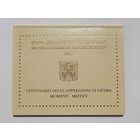 Ватикан 2 евро, 2017 100 лет Фатимским явлениям Девы Марии буклет