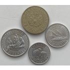 Тонга 10, 20, 50 сенити, 1 паанга 2015 г. Набор 4 монеты