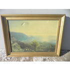 Картина Дорога на Ай-Петри Айвазовский репродукция на ткани 70-е г.С рубля.