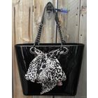 DKNY (Donna Karan New York) Сумка Тот. Большая Черная лакированная кожа, три внутренних кармана., - один из которых на молнии, размер: 42.5см. - длина/13см. - ширина/30см. - высота. В полностью НОВОМ