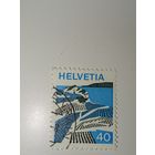 Марка Швейцария 1973 год Ландшафты