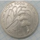 3/8 Барбадос 4 доллара