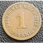 1 пфенниг 1912 Германия