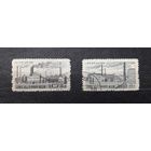КНДР(Сев.Корея) 1964г. Заводы по производству искусственного волокна в Синыйчжу.(2м) гаш.