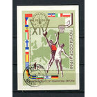 СССР - 1965 - Баскетболисты СССР - чемпионы Европы - [Mi. bl. 40] - 1 блок. Гашеный.  (LOT A63)