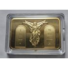 Памятный слиток,  посвящённый 10 заповедям.