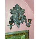 Подсвечник литьё , металл , СССР .