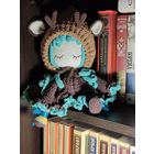 Амигуруми вязаная кукла "Девочка-Олень" интерьер ручная работа handmade кукла