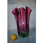 ВАЗА ЦВЕТНОЕ СТЕКЛО 29 СМ ИНТЕРЬЕРНАЯ ЕВРОПА