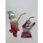 Лот елочных игрушек. Картонаж.