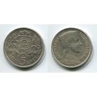 Латвия. 5 лат (1932, серебро, XF)