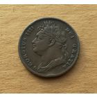 Великобритания, фартинг 1821 г., Георг IV (1820-1830)
