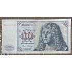 Банкнота 10 марок 1980 год. ФРГ. Альбрехт Дюрер. НЕ БЫЛА В ОБОРОТЕ.