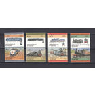 Транспорт. Паровозы. Сант-Винсент и Гренадины. 1985. 8 марок. Michel N 401-408 (5.0 е)