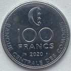 Коморские острова (Комморы) 100 франков 2020 г.