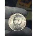 Чехословакия 100 крон 1949 год Иосиф Сталин. Серебро, UNC