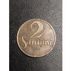 2 сантима 1926. Хорошее состояние! С 1 рубля