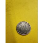 20 пфеннигов 1876 г. (D) супер монетка. Не частая. СМОТРИТЕ ДР. МОИ ЛОТЫ. Большая распродажа!