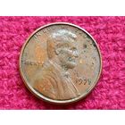 США 1 цент 1971 г.