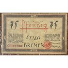Нотгельд 75 пфеннигов 1921 год. Бремен,. Веймарская республика