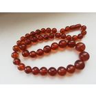 Бусы янтарные